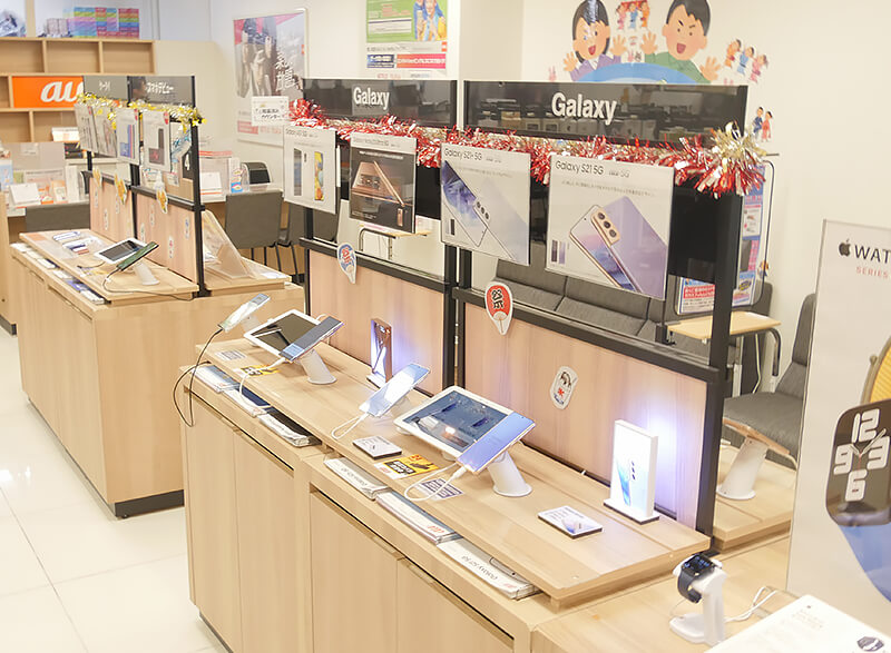 画像：auショップ店舗内観